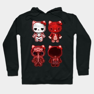 Kitty Anatomy T-Shirt Hoodie